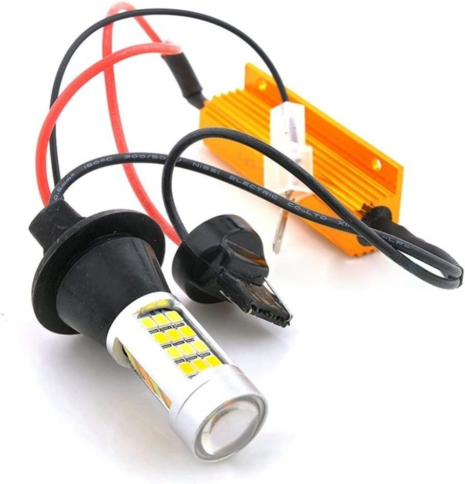 KATUR T20 White/Amber Switchback LED Light Bulbs (7441)