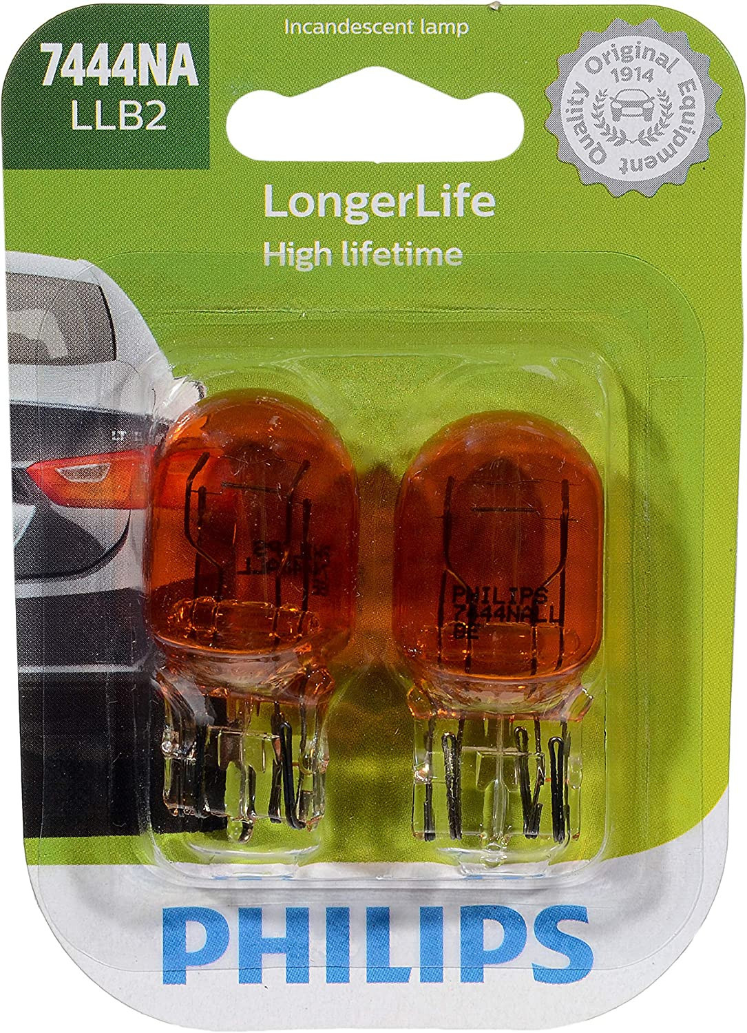 Philips 7444NA LongerLife Miniature Bulb