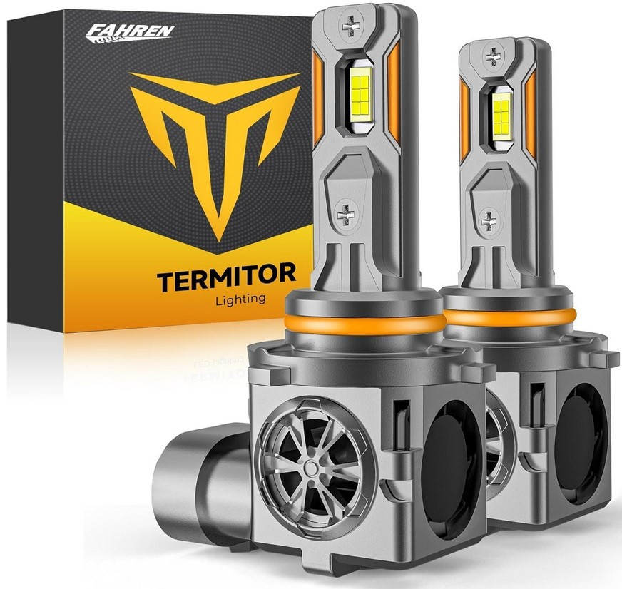 Termitor HB3/9005 Headlight Bulb - Ultra-Brighter, 6500K Cool White